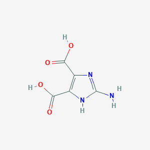 molecular formula C5H5N3O4 B1322894 2-氨基-1H-咪唑-4,5-二羧酸 CAS No. 69579-53-9