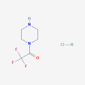 B1322898 2,2,2-Trifluoro-1-(piperazin-1-yl)ethanone hydrochloride CAS No. 245487-45-0