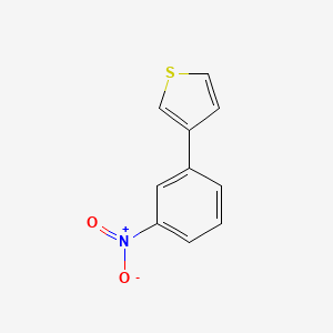 molecular formula C10H7NO2S B1322899 3-(3-硝基苯基)噻吩 CAS No. 30011-95-1