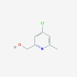 molecular formula C7H8ClNO B1322902 (4-Chloro-6-methylpyridin-2-yl)methanol CAS No. 98280-32-1