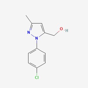 B1322904 (1-(4-Chlorophenyl)-3-methyl-1H-pyrazol-5-yl)methanol CAS No. 169547-90-4