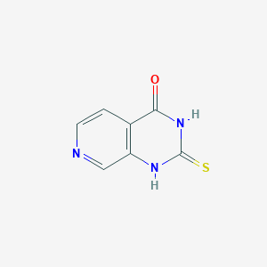 molecular formula C7H5N3OS B1322906 2-硫代-2,3-二氢吡啶并[3,4-d]嘧啶-4(1H)-酮 CAS No. 412341-42-5