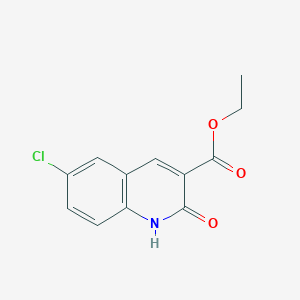 molecular formula C12H10ClNO3 B1322917 6-氯-2-氧代-1,2-二氢喹啉-3-羧酸乙酯 CAS No. 335672-35-0