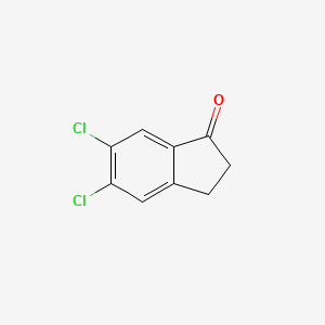 molecular formula C9H6Cl2O B1322922 5,6-二氯-2,3-二氢-1H-茚-1-酮 CAS No. 68755-31-7