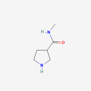 molecular formula C6H12N2O B1322937 N-methylpyrrolidine-3-carboxamide CAS No. 1007870-02-1