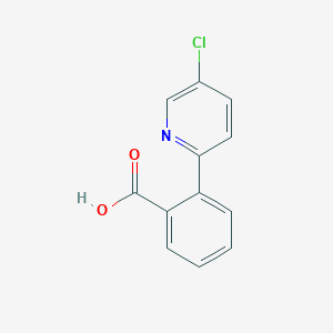 molecular formula C12H8ClNO2 B1322954 2-(5-氯-2-吡啶基)苯甲酸 CAS No. 1048912-89-5
