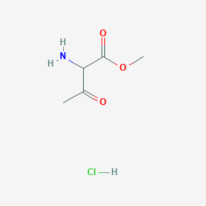 B1322955 Methyl 2-amino-3-oxobutanoate hydrochloride CAS No. 41172-77-4