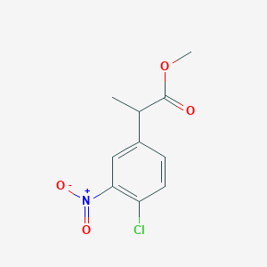 Methyl 2-(4-chloro-3-nitrophenyl)propanoate