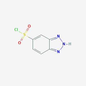 molecular formula C6H4ClN3O2S B132296 1H-苯并三唑-6-磺酰氯 CAS No. 70938-45-3