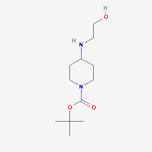 molecular formula C12H24N2O3 B1322960 tert-Butyl 4-(2-hydroxyethylamino)piperidine-1-carboxylate CAS No. 701298-37-5