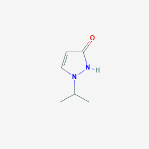 molecular formula C6H10N2O B1322980 1-异丙基-1H-吡唑-3-醇 CAS No. 21074-39-5