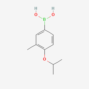 molecular formula C10H15BO3 B1323004 4-异丙氧基-3-甲基苯硼酸 CAS No. 850568-09-1