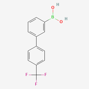 molecular formula C13H10BF3O2 B1323005 4'-(三氟甲基)联苯-3-基硼酸 CAS No. 1107603-45-1