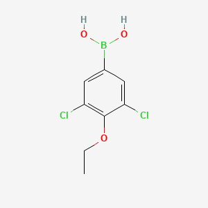 molecular formula C8H9BCl2O3 B1323009 (3,5-二氯-4-乙氧苯基)硼酸 CAS No. 1107604-10-3