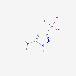 B1323018 3-(trifluoroMethyl)-5-isopropyl-1H-pyrazole CAS No. 52118-86-2