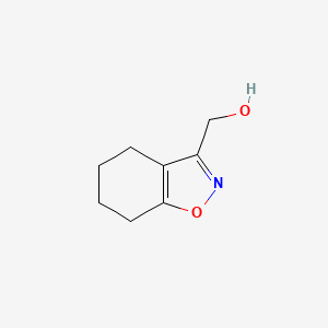 molecular formula C8H11NO2 B1323021 4,5,6,7-Tetrahydro-1,2-benzisoxazol-3-ylmethanol CAS No. 893638-91-0