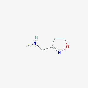 molecular formula C5H8N2O B1323023 1-(Isoxazol-3-yl)-n-methylmethanamine CAS No. 297172-17-9