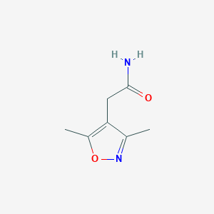 molecular formula C7H10N2O2 B1323025 2-(3,5-Dimethylisoxazol-4-yl)acetamide CAS No. 893641-80-0