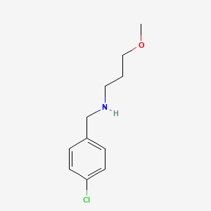 [(4-Chlorophenyl)methyl](3-methoxypropyl)amine