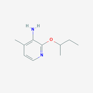 2-(Butan-2-yloxy)-4-methylpyridin-3-amine