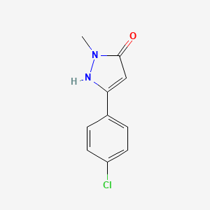 5-(4-Chloro-phenyl)-2-methyl-2H-pyrazol-3-ol