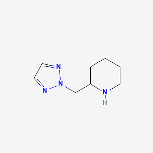 2-[(2H-1,2,3-Triazol-2-yl)methyl]piperidine