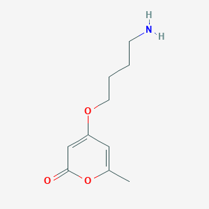 4-(4-Aminobutoxy)-6-methyl-2H-pyran-2-one