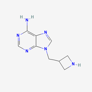 9-[(Azetidin-3-yl)methyl]-9H-purin-6-amine