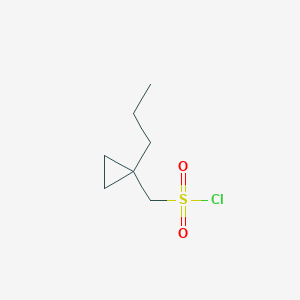 (1-Propylcyclopropyl)methanesulfonyl chloride