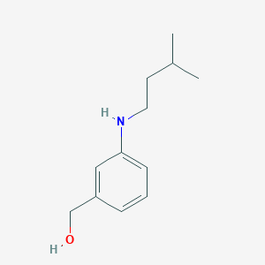 {3-[(3-Methylbutyl)amino]phenyl}methanol