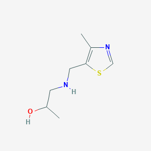 1-{[(4-Methyl-1,3-thiazol-5-yl)methyl]amino}propan-2-ol