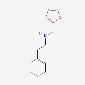 [2-(Cyclohex-1-en-1-yl)ethyl](furan-2-ylmethyl)amine