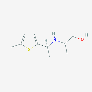 2-((1-(5-Methylthiophen-2-yl)ethyl)amino)propan-1-ol