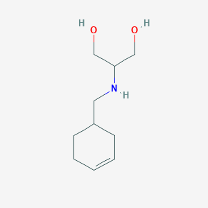 2-[(Cyclohex-3-en-1-ylmethyl)amino]propane-1,3-diol