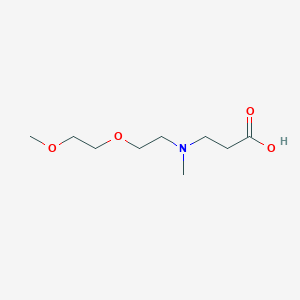 3-{[2-(2-Methoxyethoxy)ethyl](methyl)amino}propanoic acid