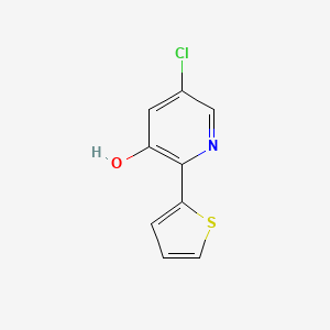 5-Chloro-2-(thiophen-2-yl)pyridin-3-ol