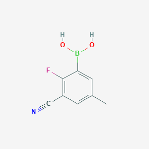 (3-Cyano-2-fluoro-5-methylphenyl)boronic acid