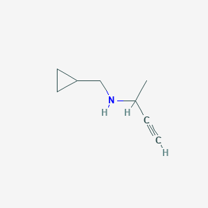 (But-3-yn-2-yl)(cyclopropylmethyl)amine