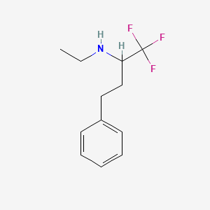 Ethyl(1,1,1-trifluoro-4-phenylbutan-2-yl)amine