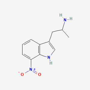 1-(7-Nitro-1H-indol-3-yl)propan-2-amine