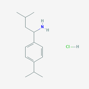 1-(4-Isopropylphenyl)-3-methylbutan-1-amine hydrochloride