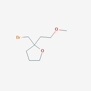 2-(Bromomethyl)-2-(2-methoxyethyl)oxolane