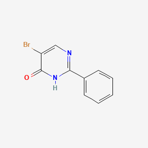 molecular formula C10H7BrN2O B1323083 5-Bromo-2-phenylpyrimidin-4-ol CAS No. 26786-28-7