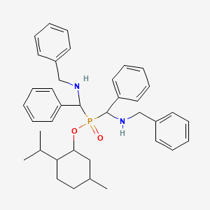 5-Methyl-2-(propan-2-yl)cyclohexyl bis[(benzylamino)(phenyl)methyl]phosphinate