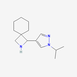 1-[1-(Propan-2-yl)-1H-pyrazol-4-yl]-2-azaspiro[3.5]nonane