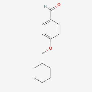 molecular formula C14H18O2 B1323085 4-(Cyclohexylmethoxy)benzaldehyde CAS No. 126521-53-7