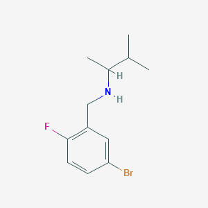 [(5-Bromo-2-fluorophenyl)methyl](3-methylbutan-2-yl)amine