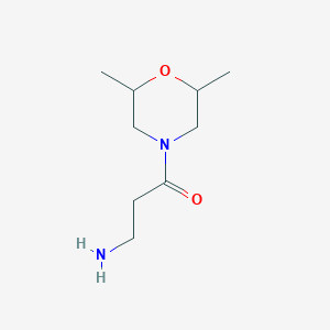 3-Amino-1-(2,6-dimethylmorpholin-4-yl)propan-1-one