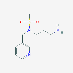 N-(3-aminopropyl)-N-(pyridin-3-ylmethyl)methanesulfonamide