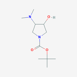 Tert-butyl 3-(dimethylamino)-4-hydroxypyrrolidine-1-carboxylate